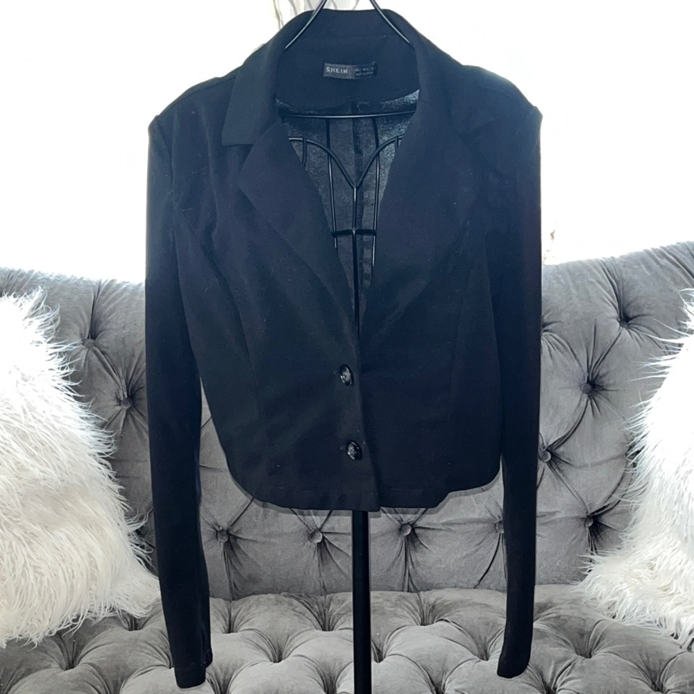 SHEIN Classic Black Women's Blazer